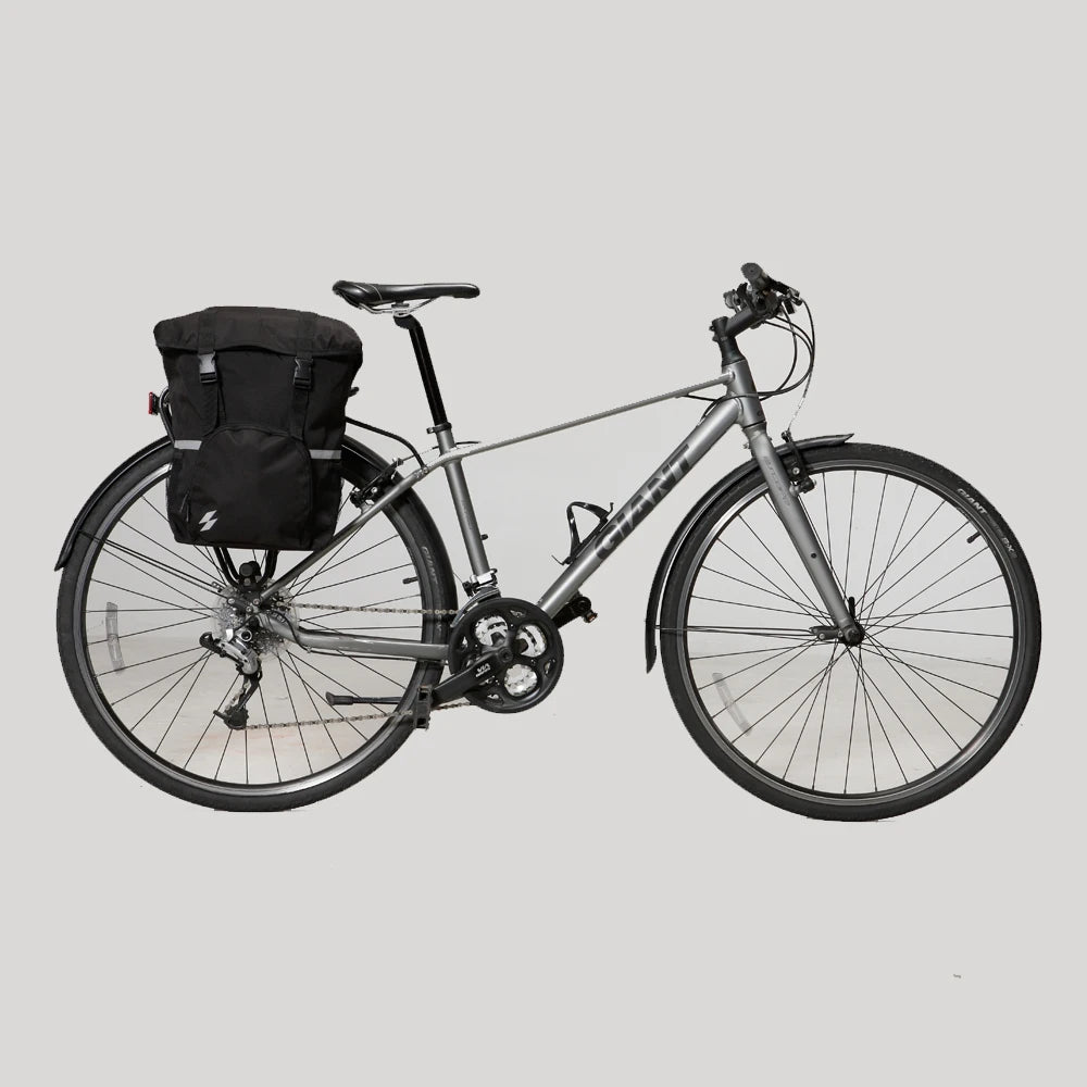 Roswheel Sahoo Series 14891-A-SA Bike Tail Rear Seat Trunk Bag Bicycle Saddle Bag Rack Side Panniers Pouch 15L