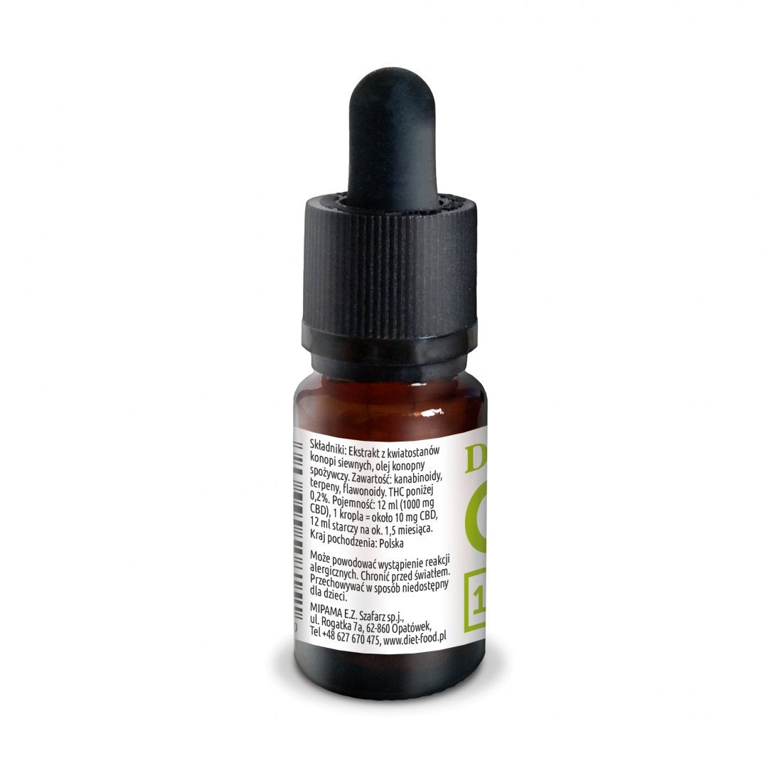 CBD Oil 10% - Hemp Flower Extract 12 ml