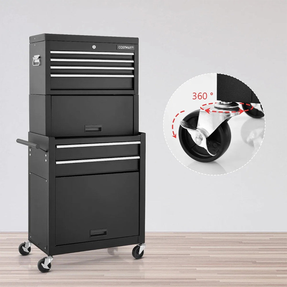 Cutie de scule mobilă 2 în 1