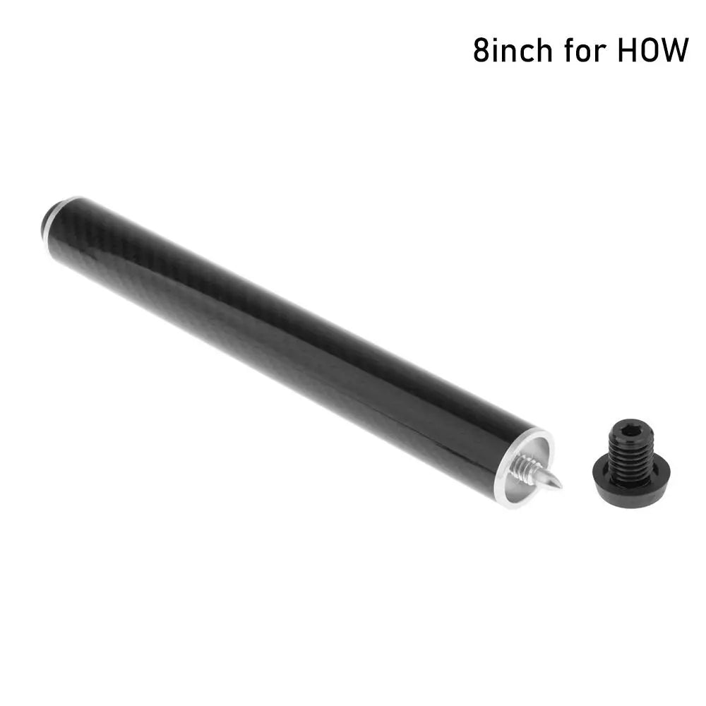 1Pcs Lightweight Snooker Cue Extension Enthusiast Athlete Beginners Replacement Connect Shaft Carbon Fiber Stick Extender