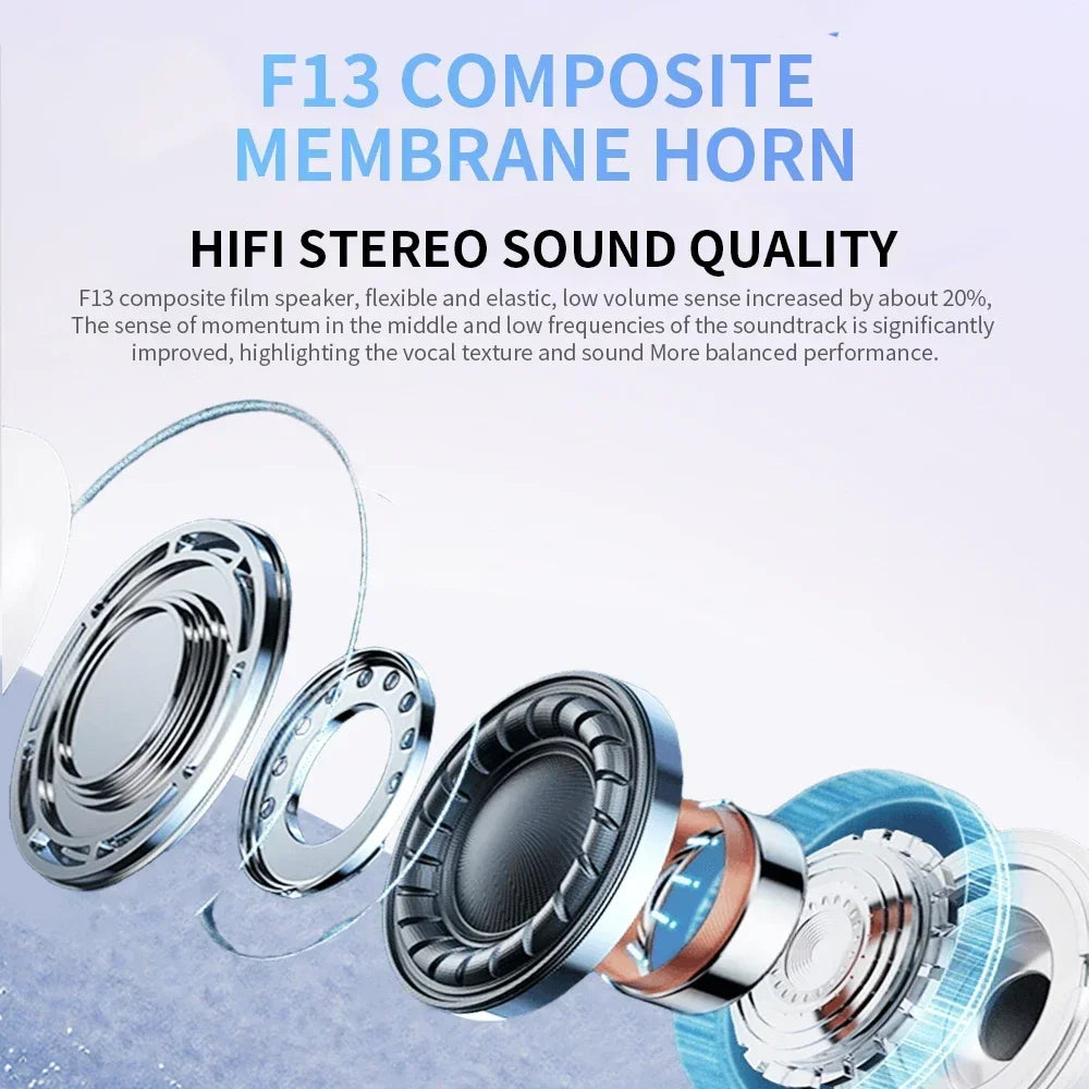 Original Wireless bluetooth headphone noise canceling earphone HIFI stereo headset earbuds bluetooth for xiaomi Huawei Air pods