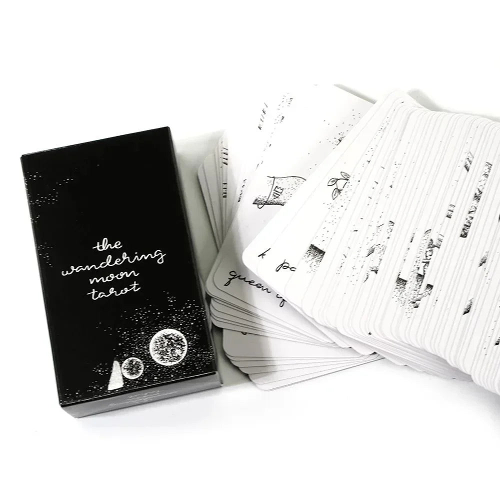 The Wandering Moon Tarot Deck Party Game Fortune Telling Prophet Tarot For Beginners Board Game