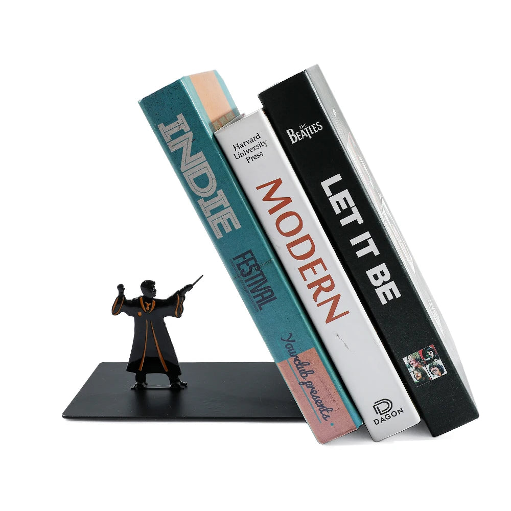 Harry Potter Heavy Duty Metal Bookends For Office Desk Student Desks Home Decor Great Gift Giving Desktop Ornament