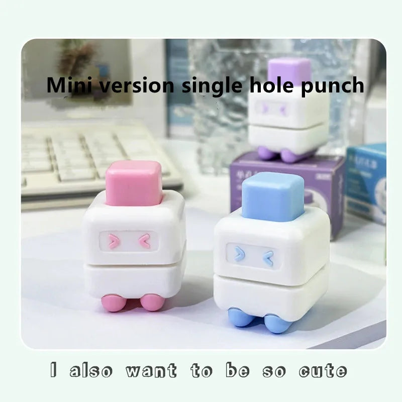 5mm Office Hole Punch Single Manual Ring Hole Puncher Mini Loose-leaf Book Paper DIY Manual Circle Binding Hole Craft Punches ﻿