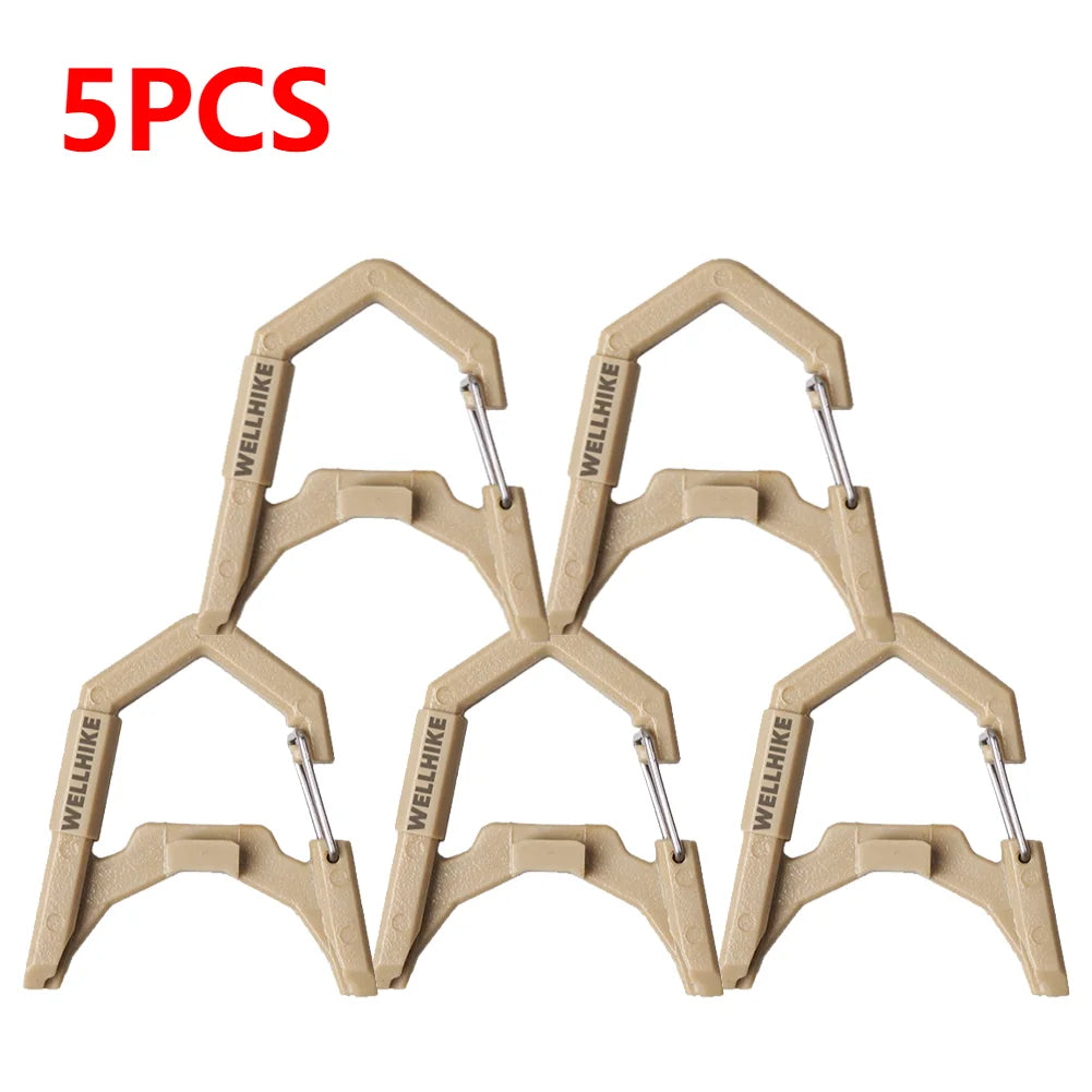 1-10pcs GZ Lamp Carabiner ABS Camping Lantern Hanging Buckle GZ Lantern Spring Buckle GZ Camping Light Accessories