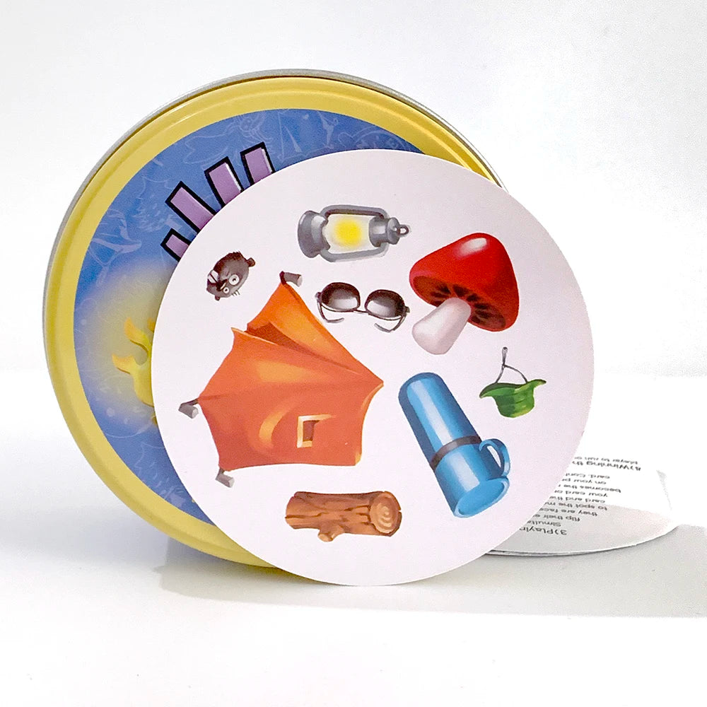 Card Board Game Toy Iron Box Family Funny Entertainment Party Holidays Camping Tool Sports HIP Friends Christmas Halloween Gifts