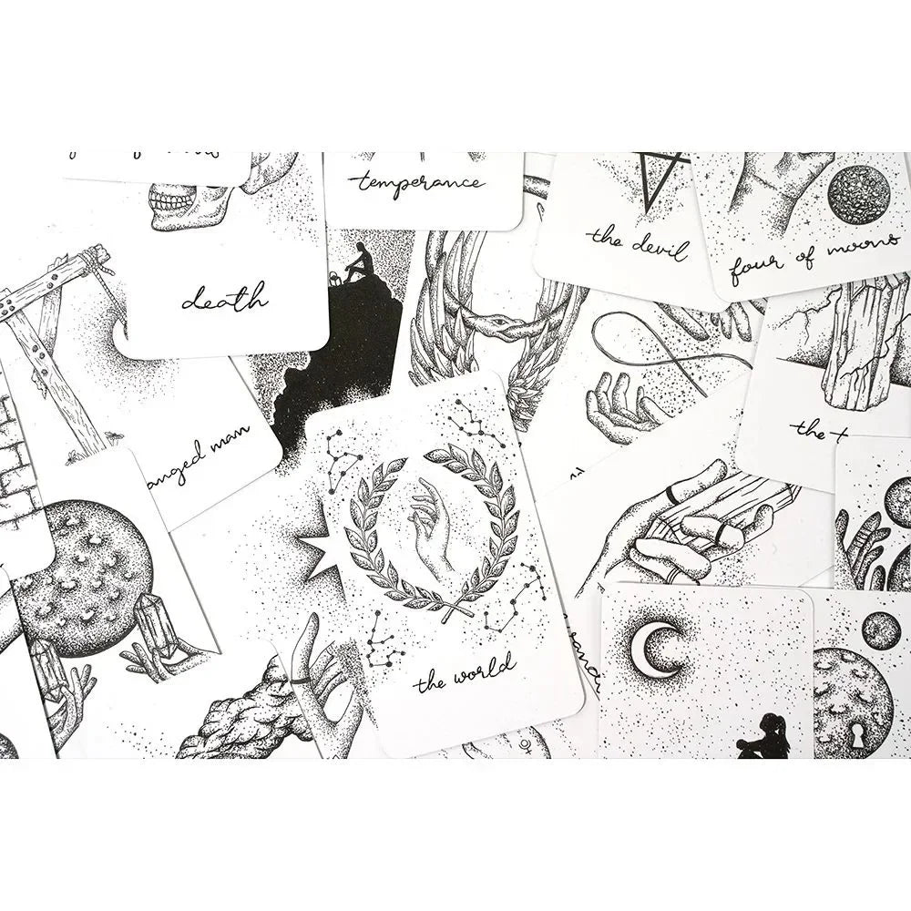 The Wandering Moon Tarot Deck Party Game Fortune Telling Prophet Tarot For Beginners Board Game