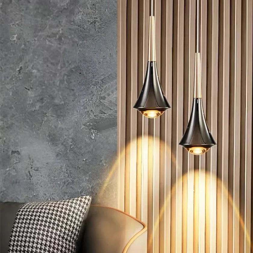 Italian Designer Rain Drop Pendant Lamp Ceiling Chandelier Suspension Hanging Light for Loft Bedroom Living Room