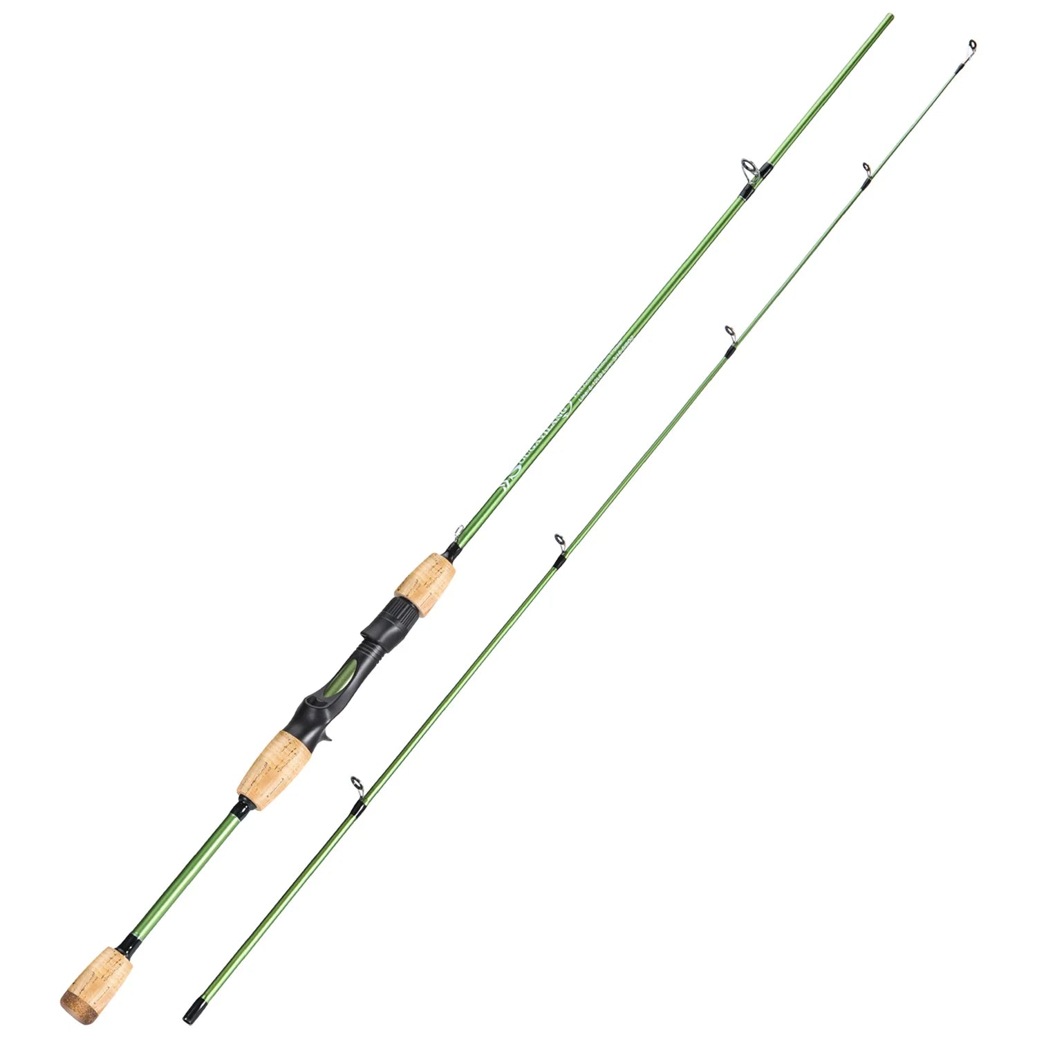 Sougayilang High Garbon Fishing Rod with Cork Anti Slip Grip Rust Proof Guide Ring Smooth and Precise Throwing to catch Big Fish