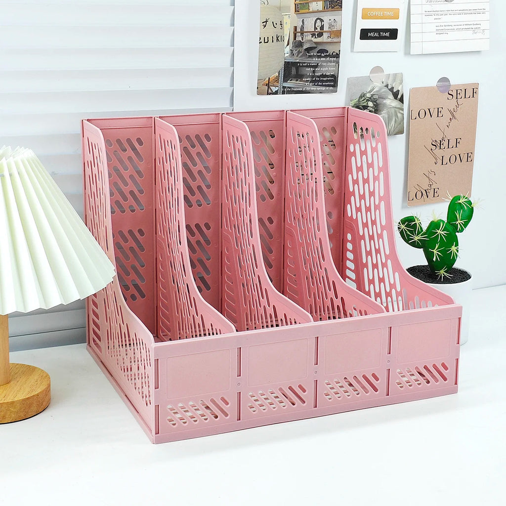 Bookshelf Desktop Book Stand Desk Storage Rack Desktop Book Stand Book Storage Handy Gadget Desk Storage Rack