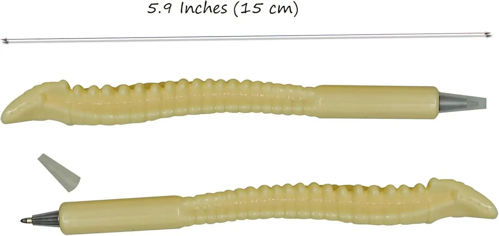 12 Pcs Novelty Bone Pens Spine Shape Ballpoint Pen for Doctor Nurses Present Party Favor Halloween day Back To School