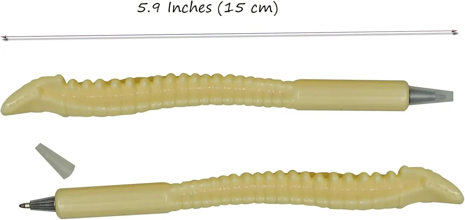 12 Pcs Novelty Bone Pens Spine Shape Ballpoint Pen for Doctor Nurses Present Party Favor Halloween day Back To School