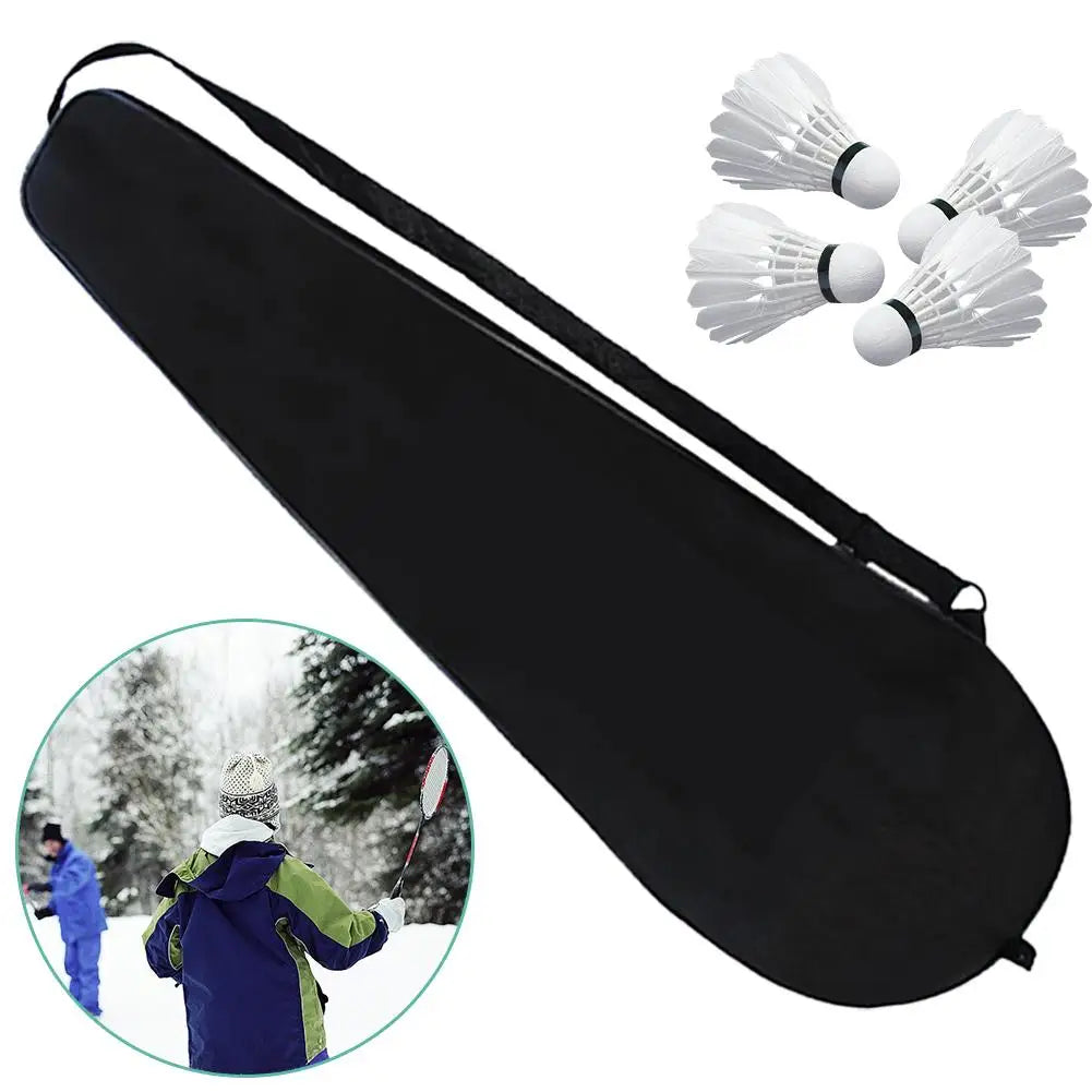Portable Badminton Rackets Bag Professional Protective Cover Badminton Bags For Adults & Children Indoor Outdoor Use