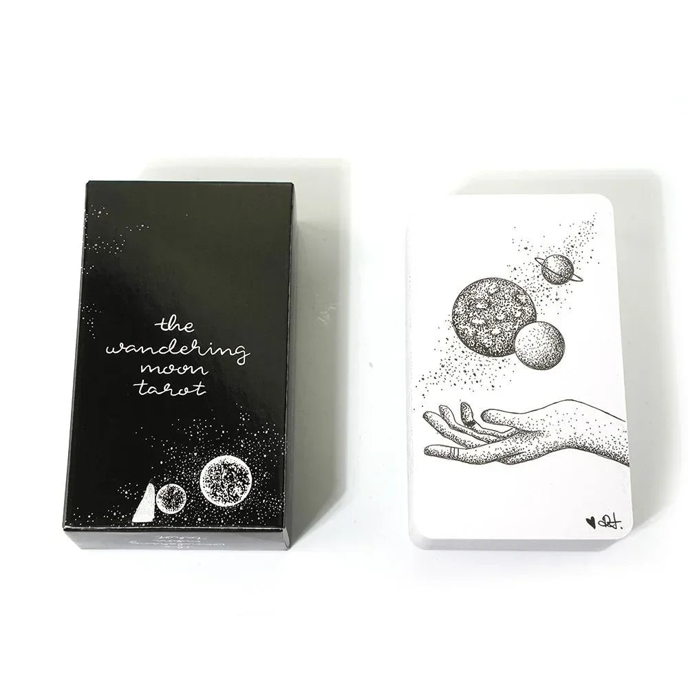 The Wandering Moon Tarot Deck Party Game Fortune Telling Prophet Tarot For Beginners Board Game
