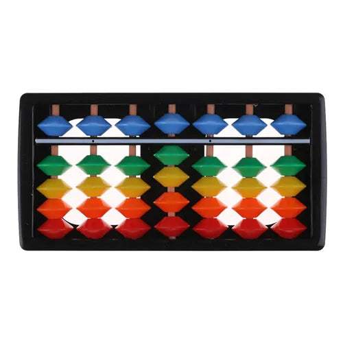 Plastic 7 Digits Chinese Abacus Toys Abacus Arithmetic Soroban Kids Maths Educational Toys For Children Student Kindergarten