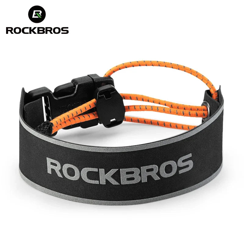 ROCKBROS Bicycles Ankle Leg Strap Adjustable Bike Ankle Leg Reflective Trousers Pant Bands Clips Strap MTB Cycling Equipment
