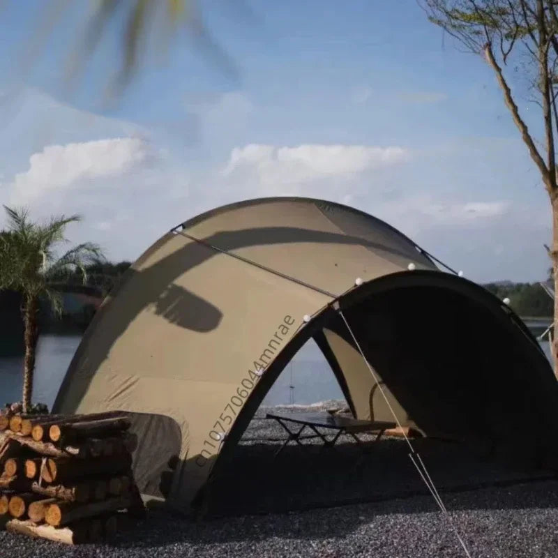 Outdoor Portable Tent Campsite Camping Picnic Rain Proof Sunscreen Hemisphere Shelter Outdoor Multi Functional Tent