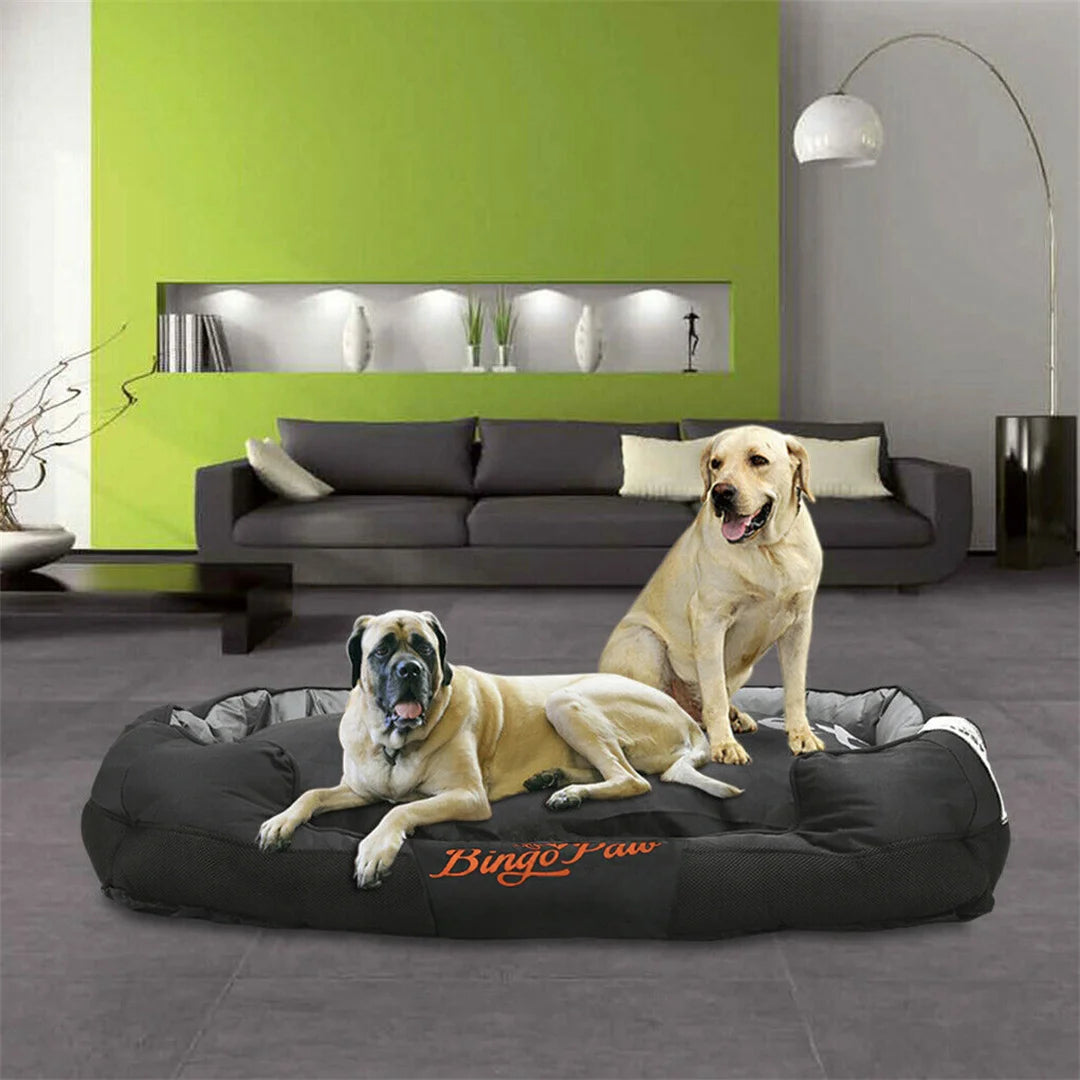 BingoPaw Large Soft Dog Bed with Removable Cushion Waterproof Sofa Dog Pet Bedding Scratch Prevention Oxford Cover
