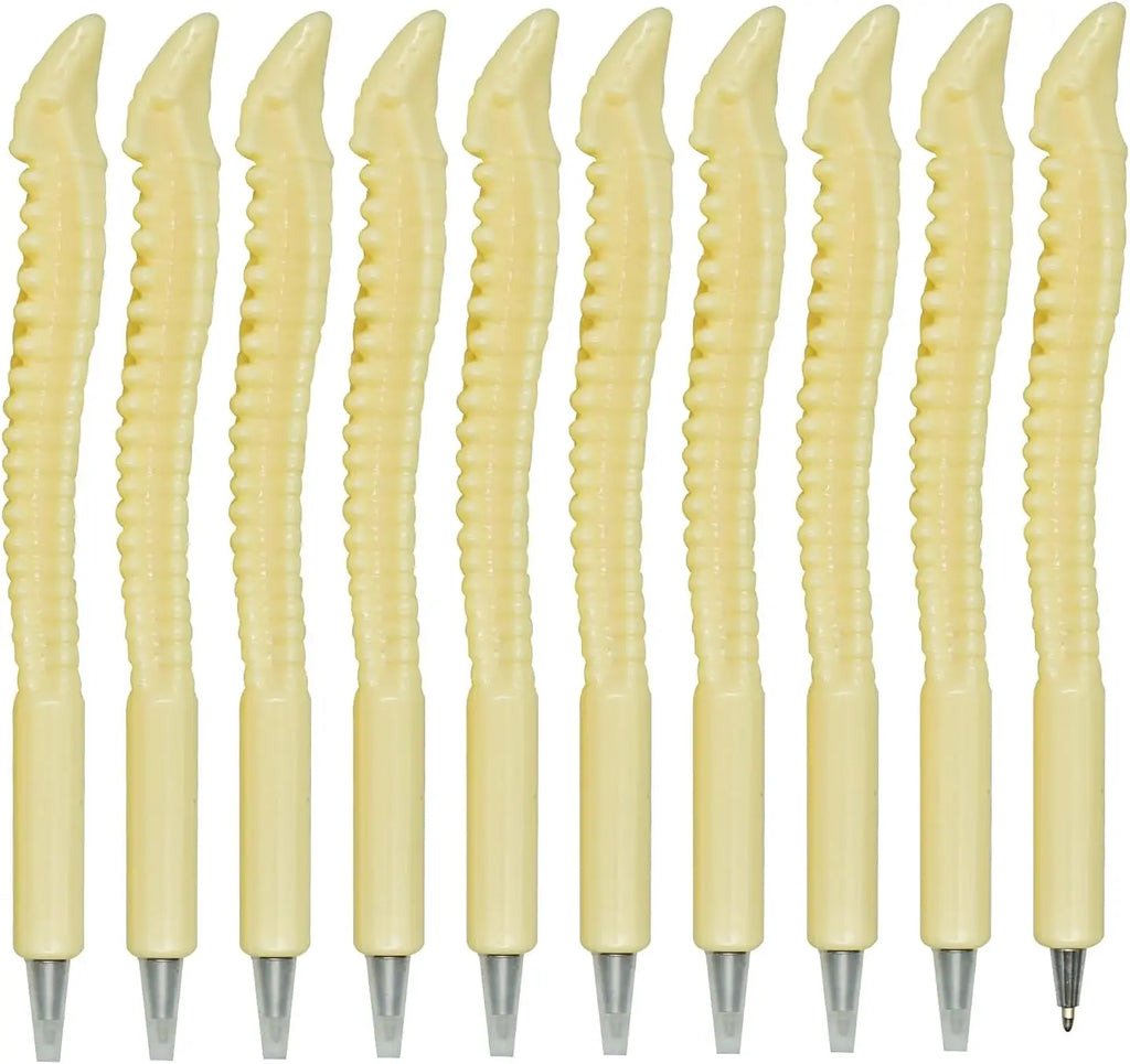 12 Pcs Novelty Bone Pens Spine Shape Ballpoint Pen for Doctor Nurses Present Party Favor Halloween day Back To School