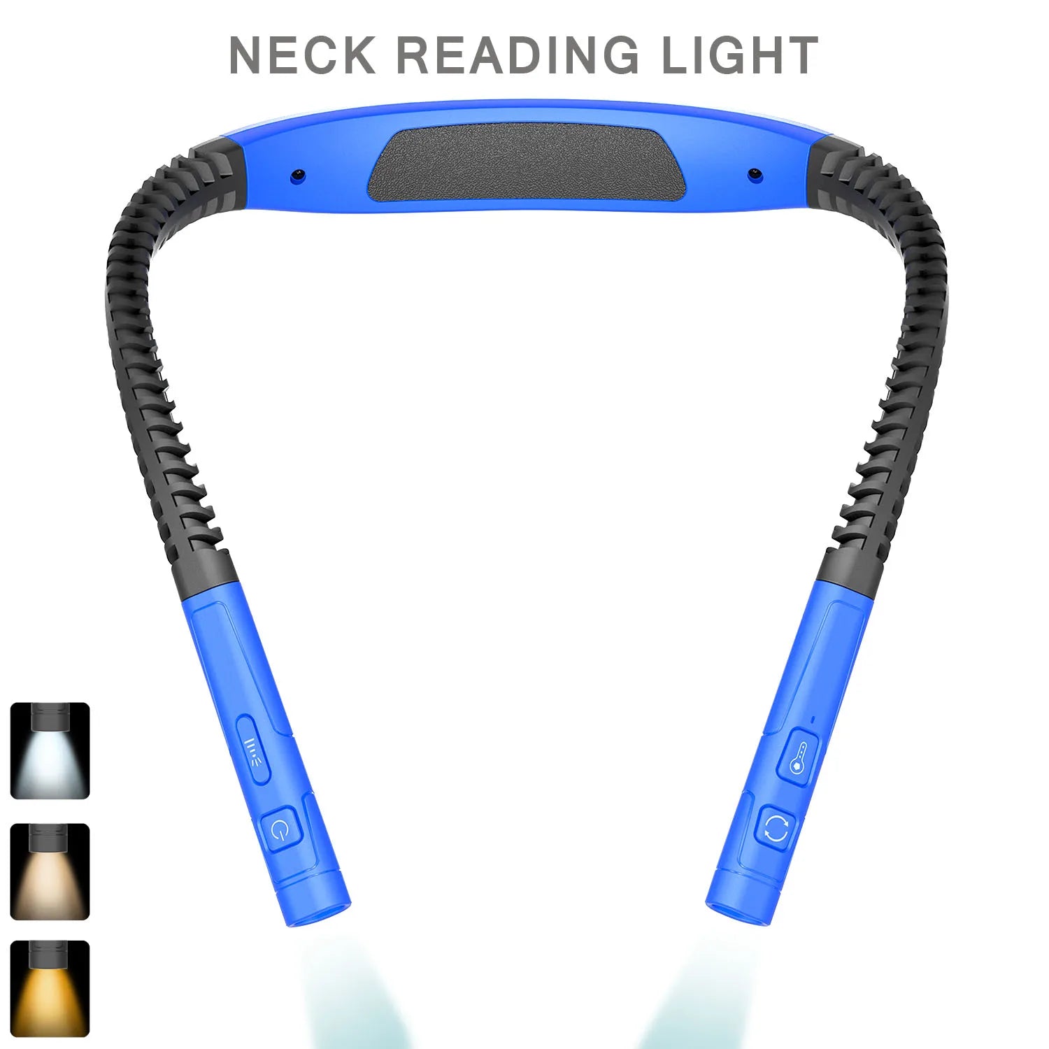 LED Neck Hanging Lamp Reading Light Rechargeable Read Night Lamp Portable Adjustable Hand Free Book Light Reading Neck Book Lamp