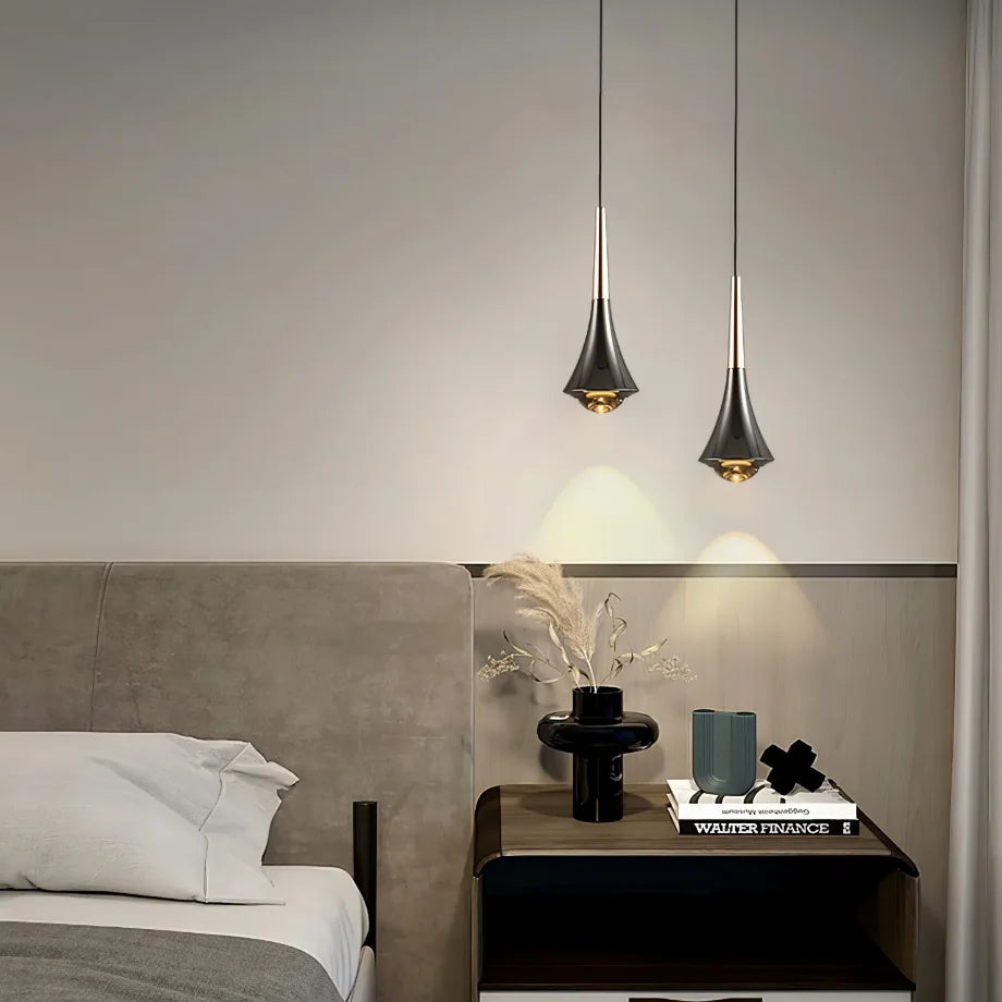 Italian Designer Rain Drop Pendant Lamp Ceiling Chandelier Suspension Hanging Light for Loft Bedroom Living Room