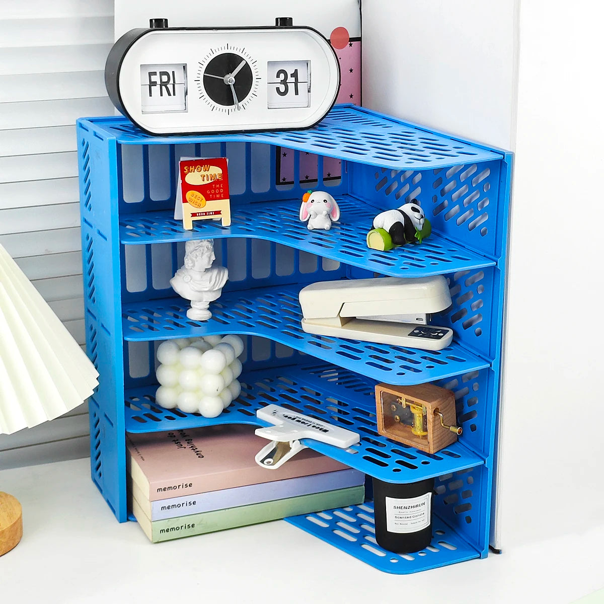 Bookshelf Desktop Book Stand Desk Storage Rack Desktop Book Stand Book Storage Handy Gadget Desk Storage Rack