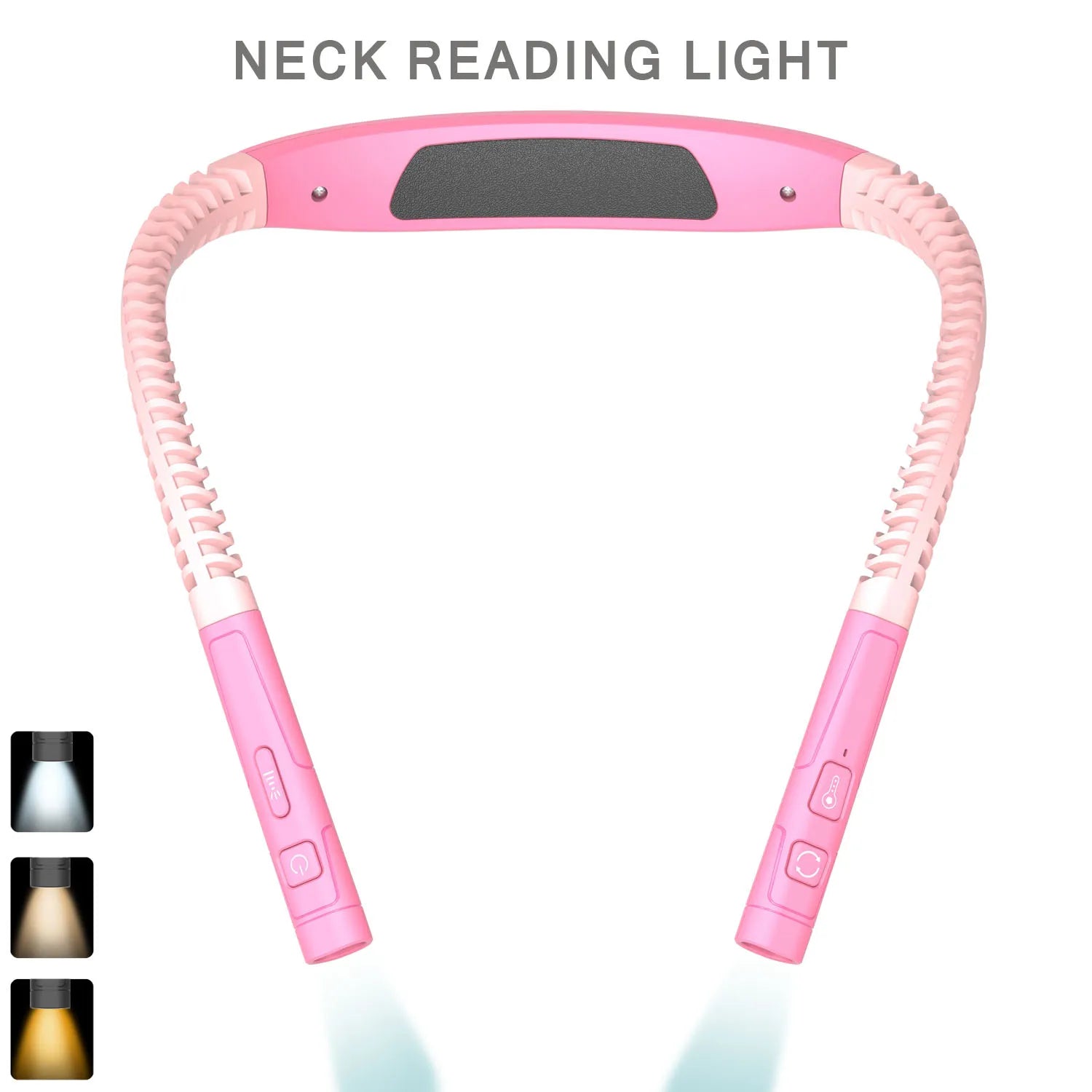 LED Neck Hanging Lamp Reading Light Rechargeable Read Night Lamp Portable Adjustable Hand Free Book Light Reading Neck Book Lamp