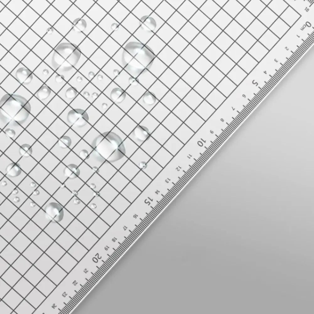 Anti Slip Pad Grid Sewing Cutting Mats PVC Grid Scale Transparent Ruler Board Waterproof A4 Writing Drawing Desk Pad