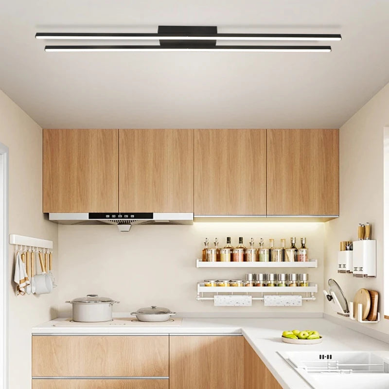 Ceiling Lamp for Living Room Home Decor Lighting Bedroom LED Ceiling Chandelier Light Modern Restaurant 3-color Variable Light