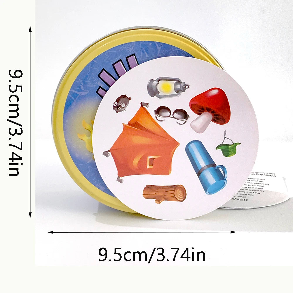 Card Board Game Toy Iron Box Family Funny Entertainment Party Holidays Camping Tool Sports HIP Friends Christmas Halloween Gifts