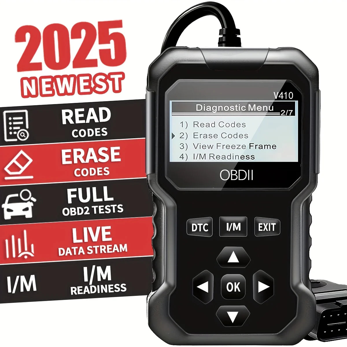 Car Obd2 Scanner Diagnostic Tool Code Reader Engine Fault Code Reader Scanner Can Diagnose All Obd Ii Protocol Cars since 1996 Scan Tool