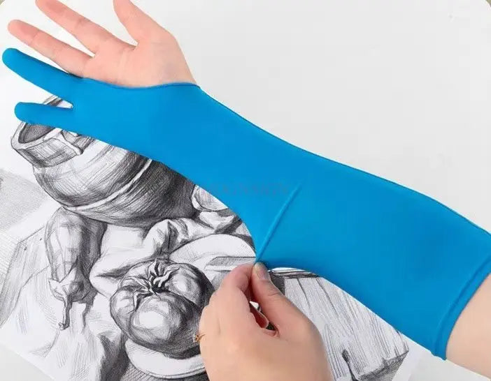 Art student gloves, meticulous drawing, sketching, hand drawing, anti dirt, sweat absorbing, drawing board, anti accidental