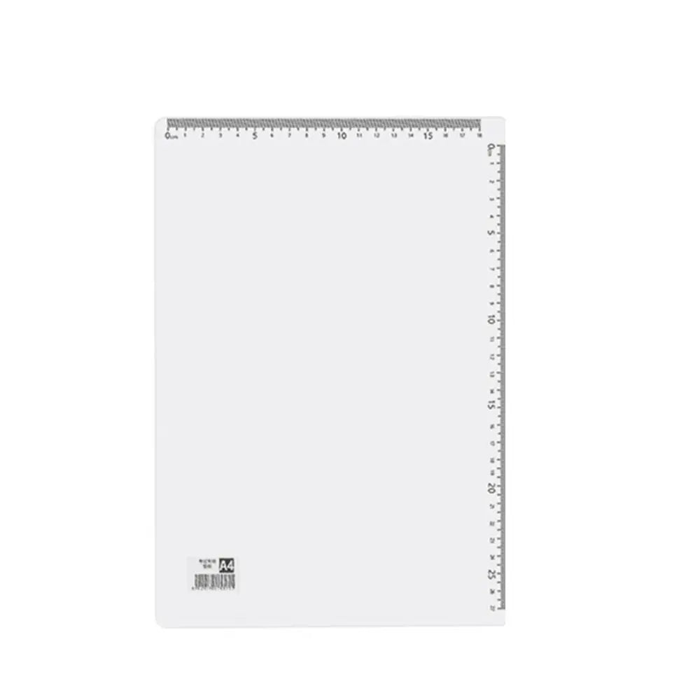 Anti Slip Pad Grid Sewing Cutting Mats PVC Grid Scale Transparent Ruler Board Waterproof A4 Writing Drawing Desk Pad