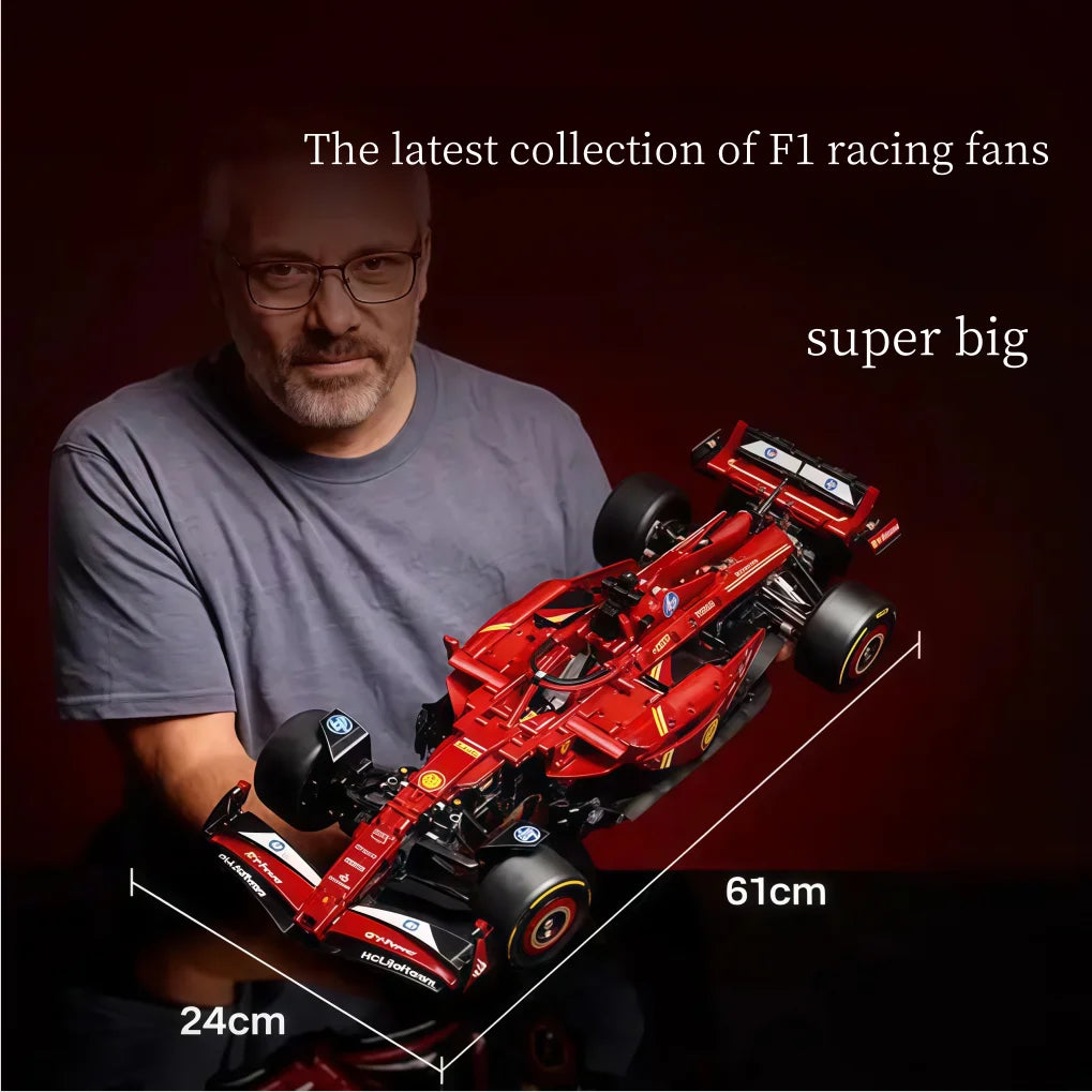 Hot DealsTechnical SF F1 Series RaceCar 42207 Supercar Assemble Puzzle Creative Model Adult Car Kit For Children Birthday Gifts