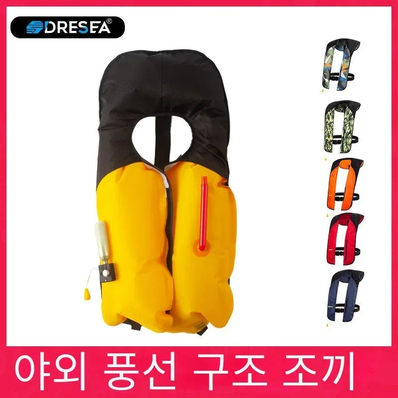 Fishing Life Jacket Professional Fishing Inflatable Large Buoyancy Vest Adult Automatic Light and Thin Vest