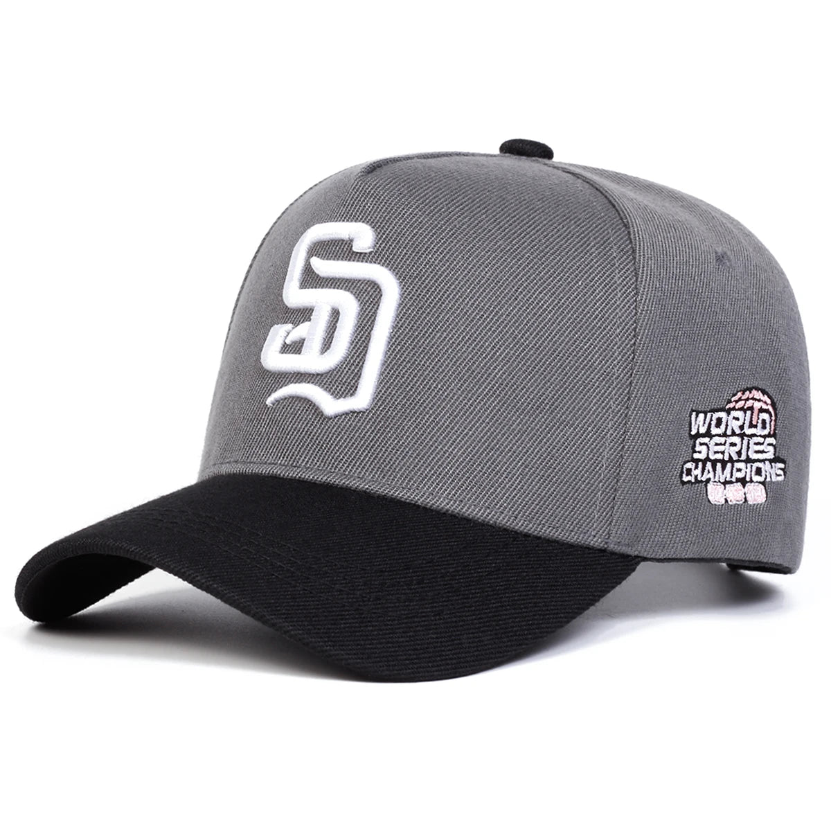 Unisex SD Letter Embroidery Baseball Caps Adjustable Casual Hats Spring and Autumn Outdoor Sunscreen Hat