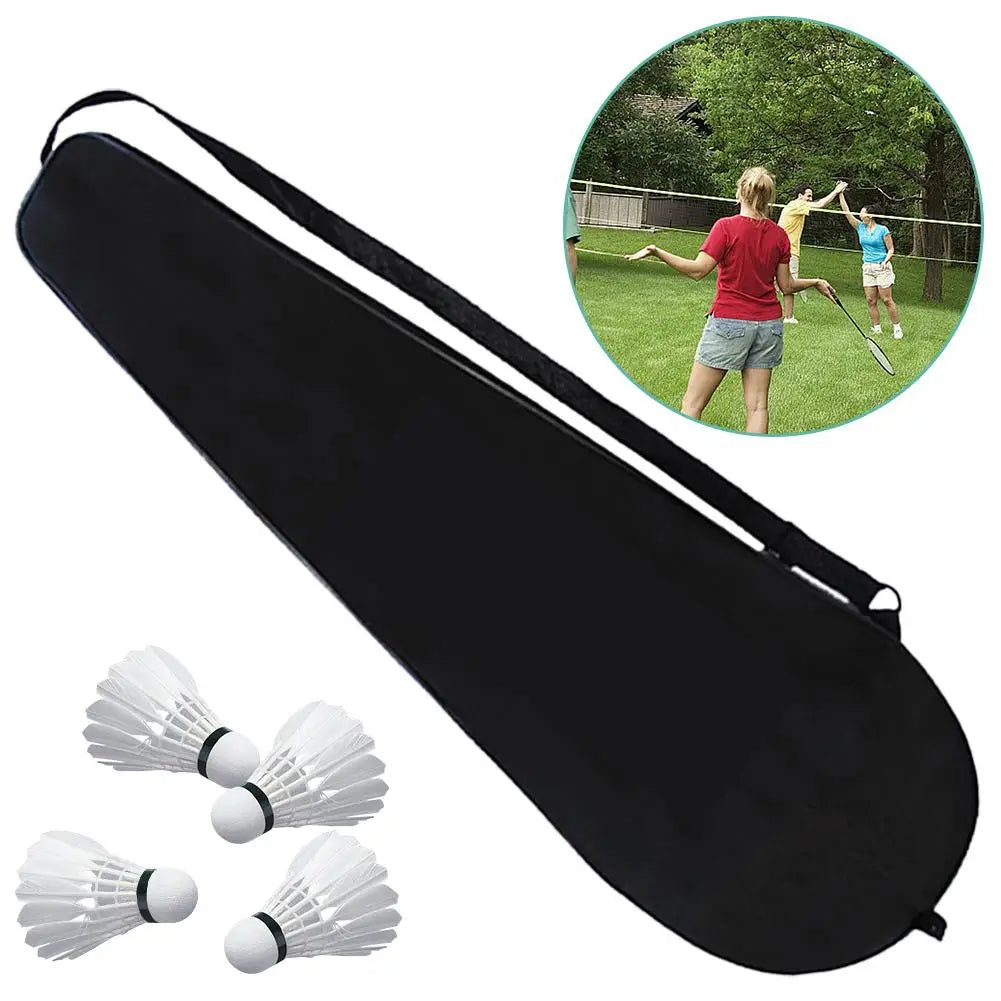 Portable Badminton Rackets Bag Professional Protective Cover Badminton Bags For Adults & Children Indoor Outdoor Use