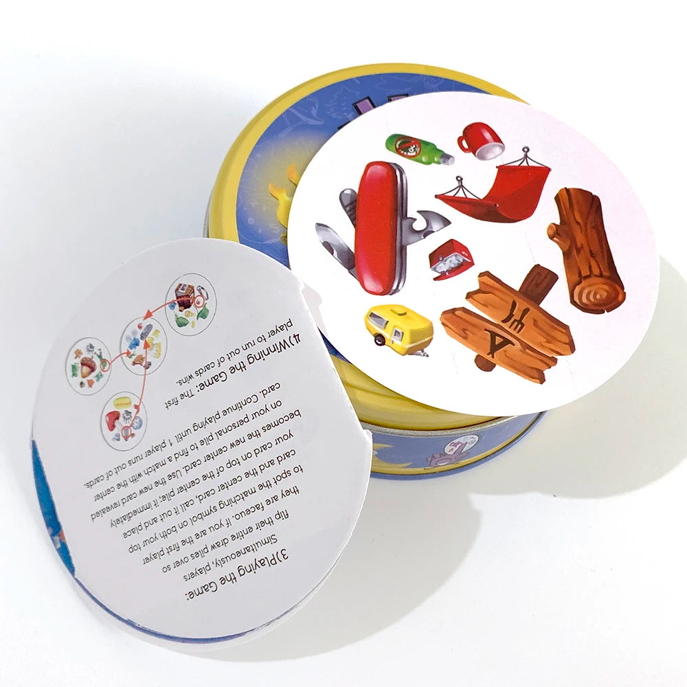 Card Board Game Toy Iron Box Family Funny Entertainment Party Holidays Camping Tool Sports HIP Friends Christmas Halloween Gifts