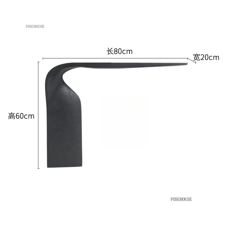 Modern Wooden Console Tables Home Special-shaped Console Entrance Table Wall Rack Living Room Furniture Entrance Console