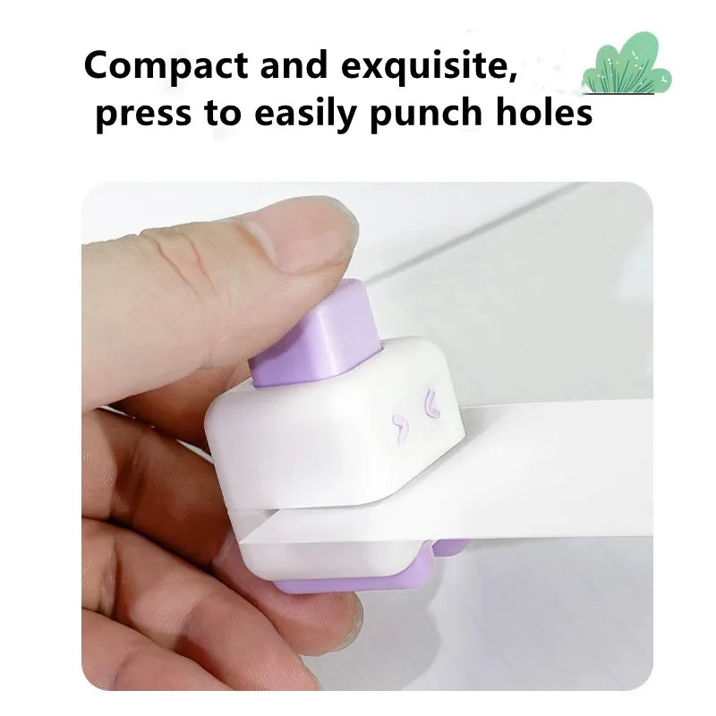 5mm Office Hole Punch Single Manual Ring Hole Puncher Mini Loose-leaf Book Paper DIY Manual Circle Binding Hole Craft Punches ﻿