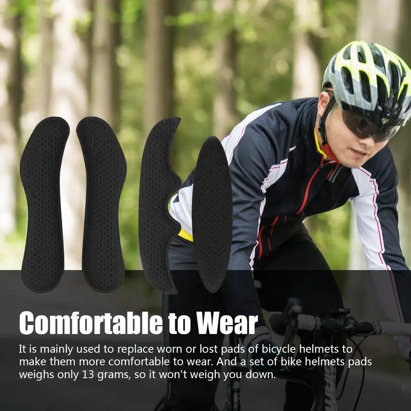 Bike Helmets Liner Universal Bicycle Helmets Lining Pads Bicycle Replacement Sponge Padding Supplies Helmets Protection