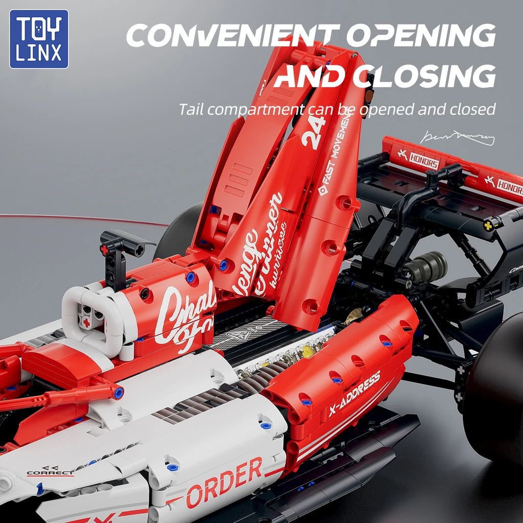 1:8 Race Cars 1770PCS Building Sets MOC Building Blocks Car Cool Collectible Model Car Kits Toy Christmas Festive Gift Giving