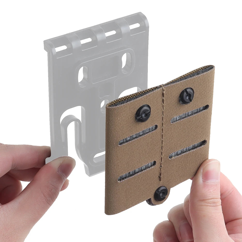 QLS MOLLE M System Mounting Adapter Accessories For Shooting Magazine Packs&Storage Bag，Suitable For Individuals/Law Enforcement