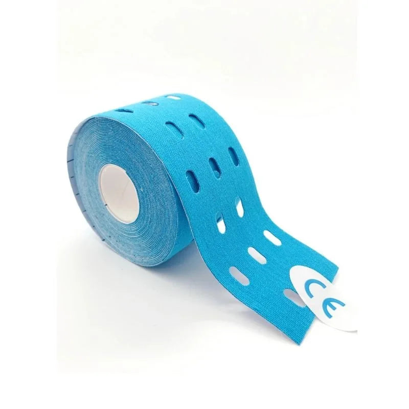 5cm Perforated Kinesiology Elastic Adhesive Tape Cotton Muscle Protection Athletes Breathable Gym Sports Glue Knee Protector