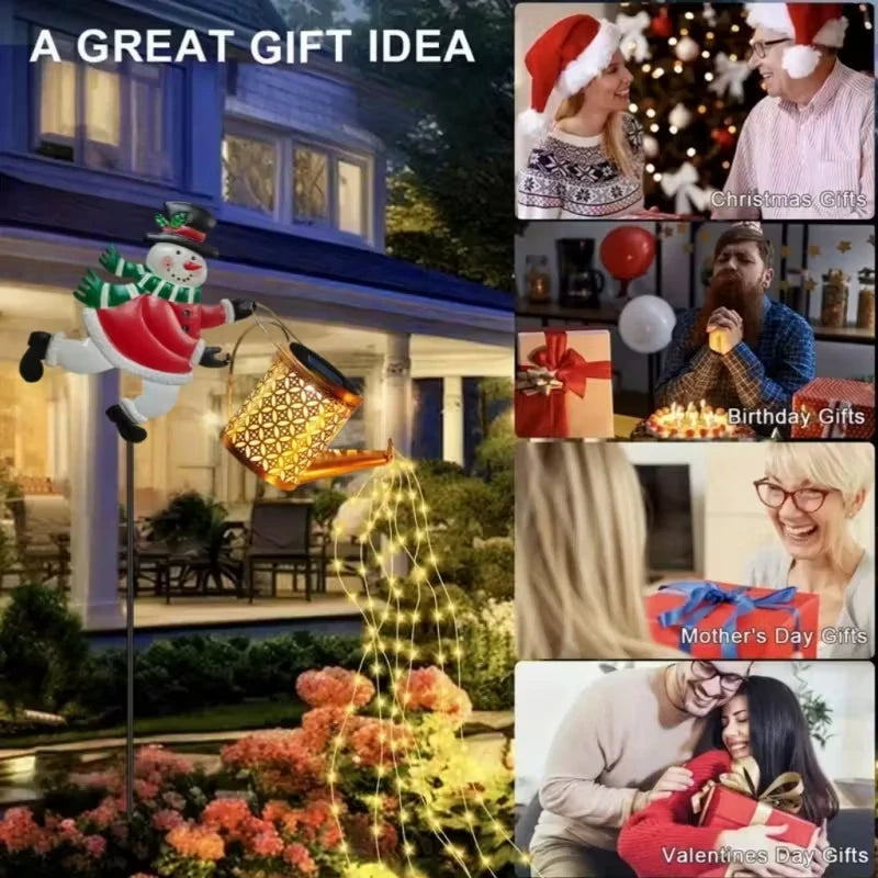 Solar Kettle Lights Garden Lawn Christmas Decorative Lights Kettle Ground Lamp Solar Night Lights Outdoor Garden Decoration