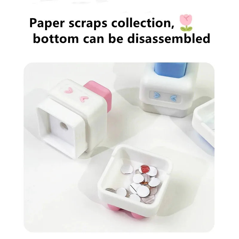 5mm Office Hole Punch Single Manual Ring Hole Puncher Mini Loose-leaf Book Paper DIY Manual Circle Binding Hole Craft Punches ﻿