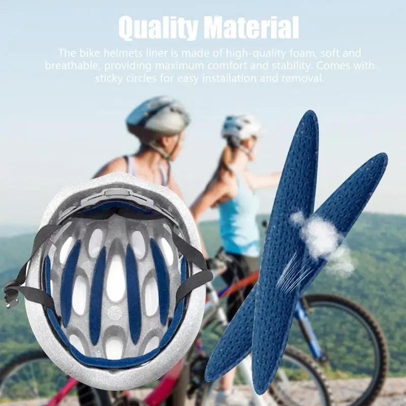 Bike Helmets Liner Universal Bicycle Helmets Lining Pads Bicycle Replacement Sponge Padding Supplies Helmets Protection
