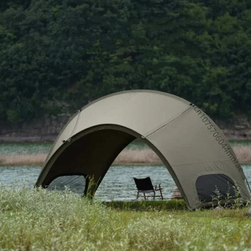 Outdoor Portable Tent Campsite Camping Picnic Rain Proof Sunscreen Hemisphere Shelter Outdoor Multi Functional Tent