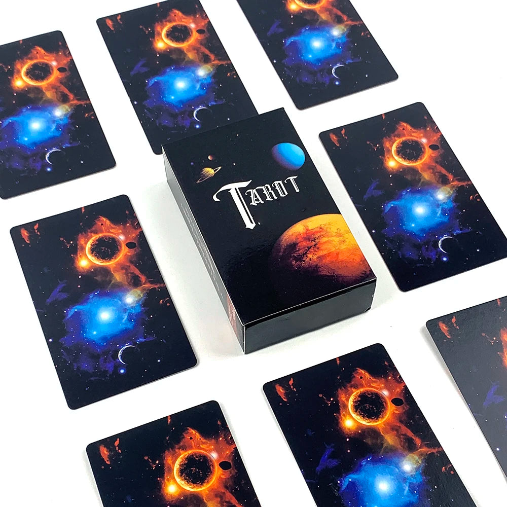 Tarot Cards A 78 Deck Oracle English Divination Edition Borad Family Gathering Game Halloween and Christmas Games