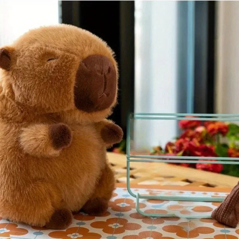 10-30cm Capybara Plush Simulation Capibara Anime Fluffty Toy Cute Doll Stuffed Animals Doll Plush Christmas Thanksgiving Gift
